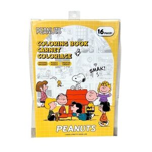 Peanuts Yellow Coloring Book with Characters